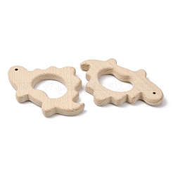 Verbindungsringe aus natürlichem Buchenholz&nbsp;WOOD-I017-01