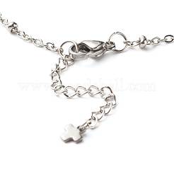 Collier à chaînes satellites en acier inoxydable 304 résistant au ternissement&nbsp;NJEW-JN03594-01