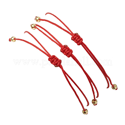 3 pz 3 stili braccialetti di perline intrecciate con pietre preziose&nbsp;BJEW-JB11146-10