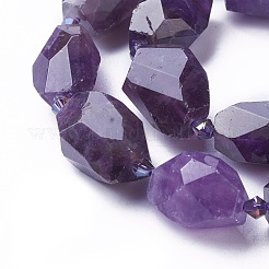 Natürlichen Amethyst Perlen Stränge&nbsp;G-P434-30A