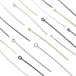 60 Stück 6 Arten Messing Augenstift&nbsp;FIND-YW0009-96