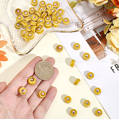 64 pièces de perles en porcelaine faites à la main&nbsp;PORC-PA0001-28A