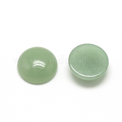 Cabochons d'aventurine vert naturel&nbsp;X-G-R416-8mm-43
