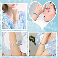 DIY-Set zur Herstellung von Stretcharmbändern mit Ozeanmotiv&nbsp;DIY-SC0021-56