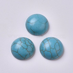 Cabochons en turquoise synthétique&nbsp;G-TAC0001-01D