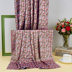 Tissu en coton à motif d'écailles de poisson&nbsp;DIY-WH0622-777A