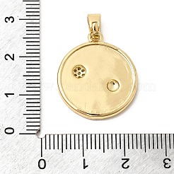 Anhänger aus klarem Zirkonia aus Messing&nbsp;LS-KK-G554-10B-G