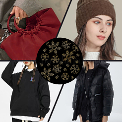 Hotfix-Strasse mit Schneeflockenmuster&nbsp;DIY-WH0430-205F