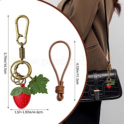 1 porte-clés pendentif en bois&nbsp;KEYC-SZ0001-24G