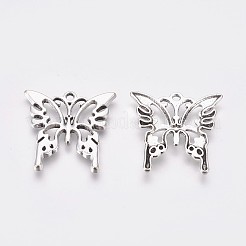Tibetischer stil Aluminium Anhänger & Charms&nbsp;LS-TIBEP-A8788-S-FF