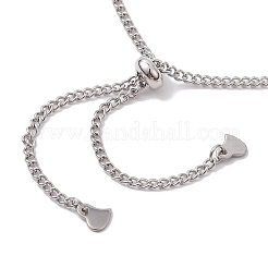 Anlaufgeschützte Kettenarmbänder aus Edelstahl 304&nbsp;AJEW-JB01210-02