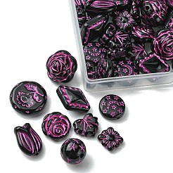 9 Stil undurchsichtige Acrylperlen&nbsp;OACR-FS0001-51