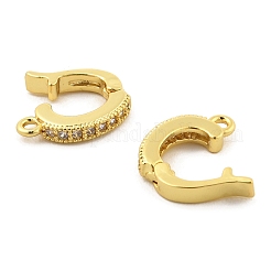 Ohrclips aus Messing mit kubischen Zirkonia&nbsp;KK-Q782-05G