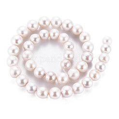 Chapelets de perles en Keshi naturel&nbsp;PEAR-S020-L04