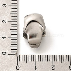 304 Edelstahl Emaille Europäische Perlen&nbsp;STAS-Z110-01AS-02