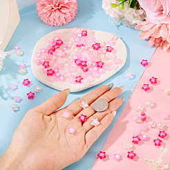 150pcs 5 Arten transparente Acrylperlen&nbsp;MACR-TA0002-54
