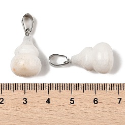 Natürliche weiße Jade Anhänger&nbsp;G-B127-03P-14