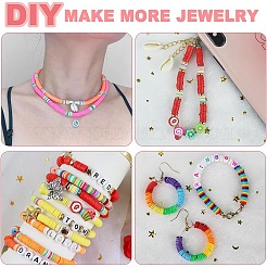 DIY-Sets zur Herstellung von Stretch-Armbändern aus Polymer-Ton und CCB-Kunststoffperlen&nbsp;DIY-YW0012-70