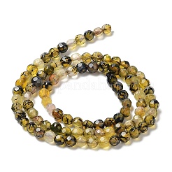 Chapelets de perles d'agate naturelle&nbsp;G-Q1000-02C