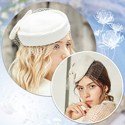 Velo di organza a rete con occhi grandi&nbsp;DIY-WH0028-81A