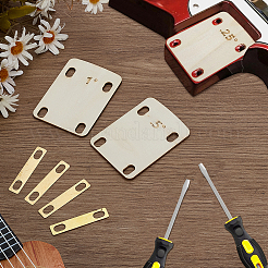 3 Stück Gitarrenhals-Unterlegscheiben aus Holz&nbsp;AJEW-FG0007-90