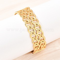 Bracciali in acciaio inossidabile 304 per donna&nbsp;BJEW-Z155-04G