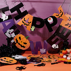 Halloween-Dekorationspapier-Flaggenbanner&nbsp;DIY-WH0453-12A