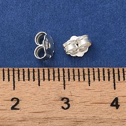 925 Reibungsohrmutter aus Sterlingsilber&nbsp;STER-G041-02B