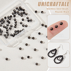 100 Stück 304 Edelstahlperlen&nbsp;FIND-UN0016-07A