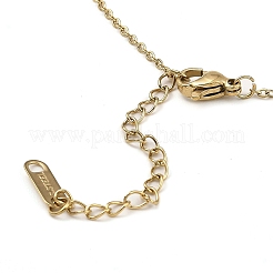 Collares colgantes de plástico abs&nbsp;NJEW-E105-24KCG