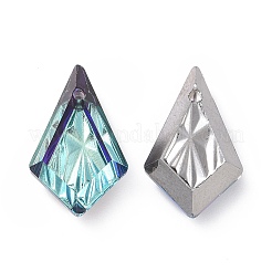 Geprägte Glas Strass Anhänger&nbsp;GLAA-J101-01B-001BB