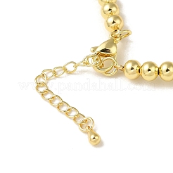 Collane di perline in ottone&nbsp;NJEW-K271-01G-01
