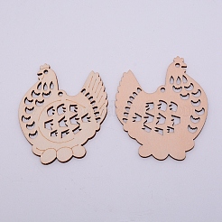 Pendentifs cootonwood&nbsp;WOOD-WH0108-97