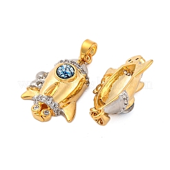 Ciondoli in resina in ottone&nbsp;KK-V009-03G
