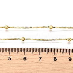 2.5 mm runde Kugelketten aus Messing&nbsp;NJEW-M108-38G