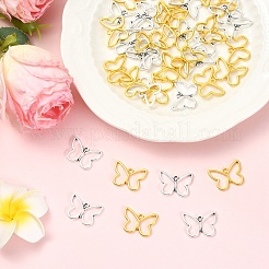 40 pièces 2 couleurs pendentifs en alliage de style tibétain&nbsp;FIND-YW0012-13