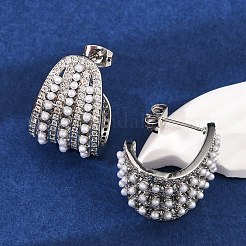 Clous d'oreilles en laiton&nbsp;KK-U058-68P