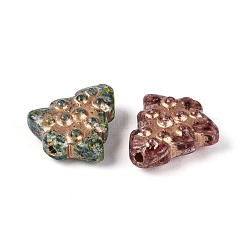 Picasso-Backfarbe und mit Goldmetall durchzogene Glasperlen&nbsp;DGLA-T004-55M