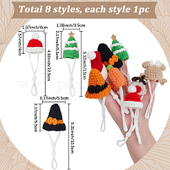 8 sombrero de muñeca de poliéster de 8 estilos&nbsp;DIY-SC0033-54C