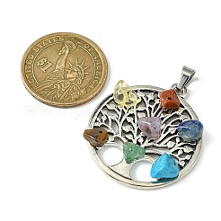 Chakra-Edelstein-Anhänger&nbsp;PALLOY-JF02392-01