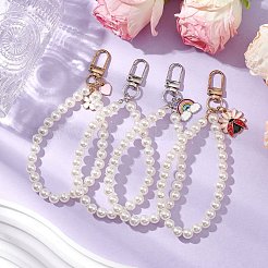 10 pz 10 stili decorazione pendente con perline di perle acriliche&nbsp;HJEW-JM02310