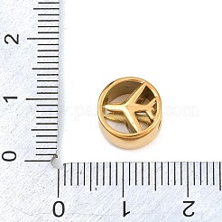 304 Edelstahl-Europäische Perlen&nbsp;STAS-F343-01B-G