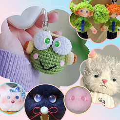 80 Stück 40 Stile Glasaugen für Puppen zum Basteln&nbsp;DIY-PH0030-60