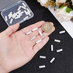 1 Strang natürliche weiße Jadeperlenstränge&nbsp;G-PA0002-23