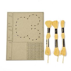 Kit d'art à cordes bricolage arts et artisanat pour enfants&nbsp;DIY-P014-B01