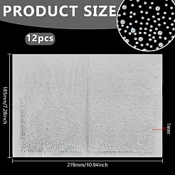 12 Stück Glas-Hotfix-Strass.&nbsp;DIY-FG0008-46