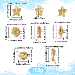 100 g de perlas de plástico ccb&nbsp;FIND-SC0015-46