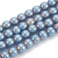 Electroplate non magnetici ematite sintetico fili di perline&nbsp;G-N0318-15-A