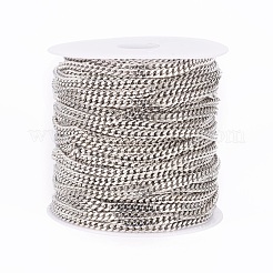 Chaînes à maillons cubains en fer&nbsp;CH-R013-5x4mm-P