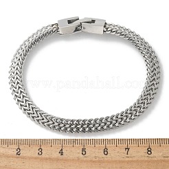 Bracelets en acier inoxydable 304 pour femmes et hommes&nbsp;STAS-N117-02P